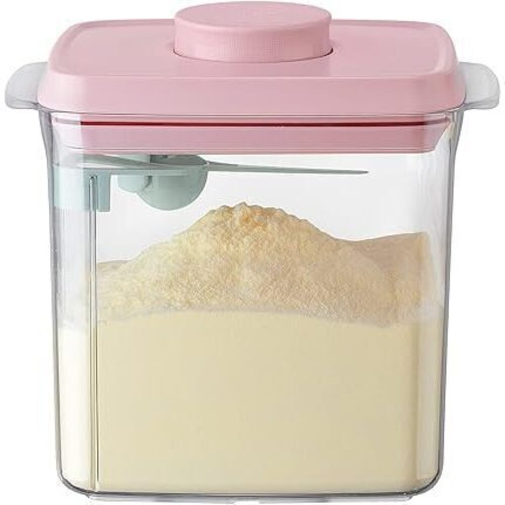 Formula Container - 1700Ml Airtight Formula Dispenser One Button Handy Milk